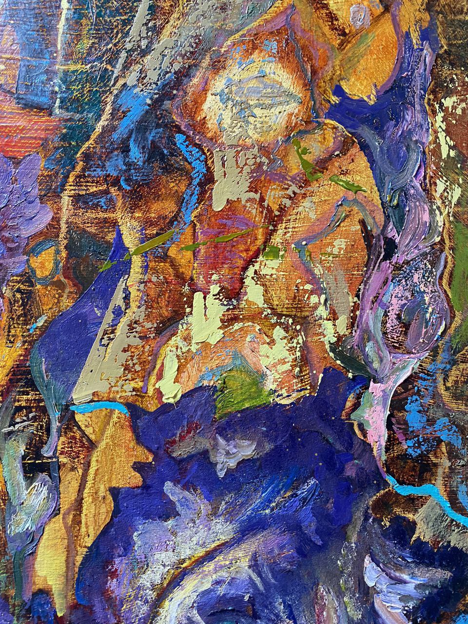 Iris Flower 130×80 cm (52×32 inches) 2018 year - Image 2