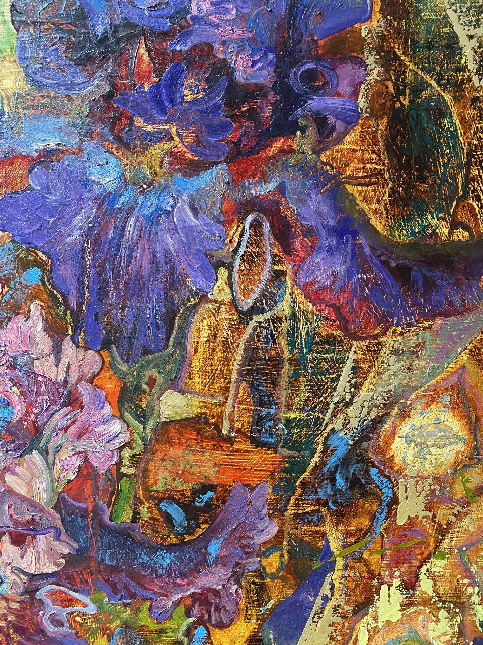 Iris Flower 130×80 cm (52×32 inches) 2018 year - Image 3