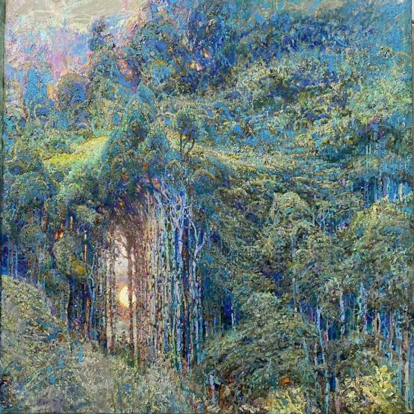 Alley in the Mountains 90 × 90 cm (36 × 36 inches) 2025 year