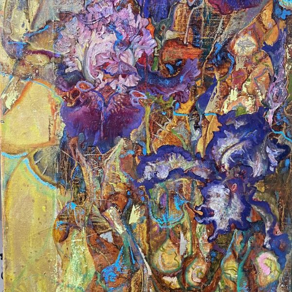 Iris Flower 130×80 cm (52×32 inches) 2018 year