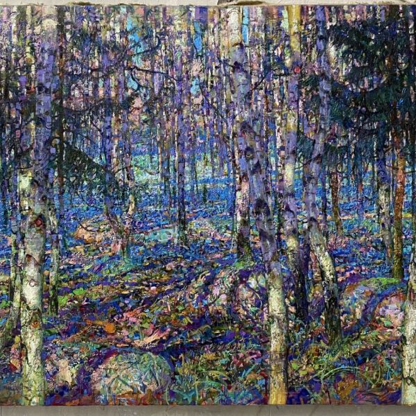 Snowdrops 70×80 cm (28×32 inches) 2025 year
