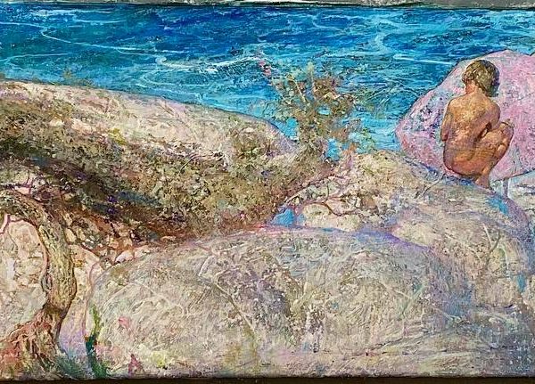 Music of the Warm Sea (18 × 54 inches), 2019 year