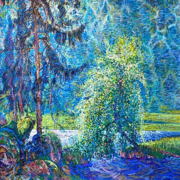 Warm Branches by the Cold Water (26 × 20 inches), 2026 year
