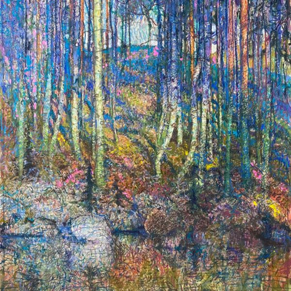The Wild Pear Tree Bloomed" (20 × 28 inches), 2026 year
