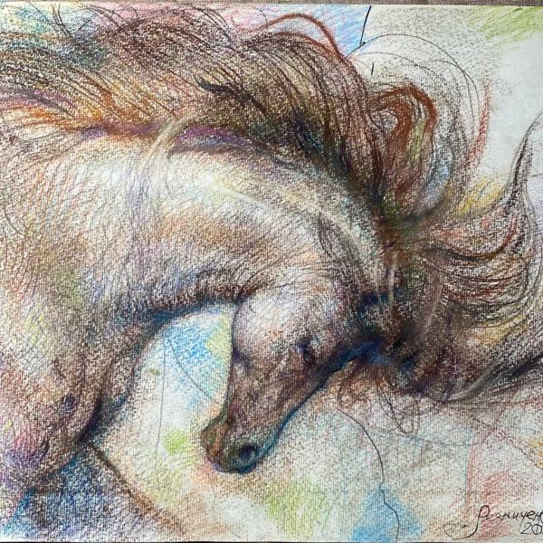 After the Walk (15 × 20 inches), 2025 year